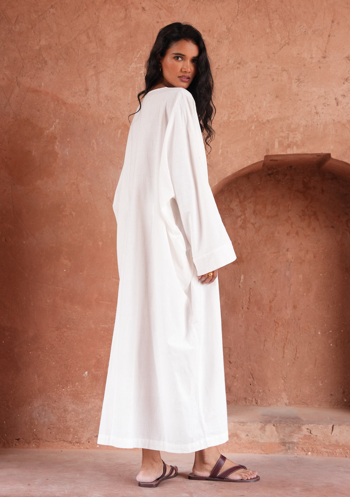 Linen Turmeric Dress - One Size