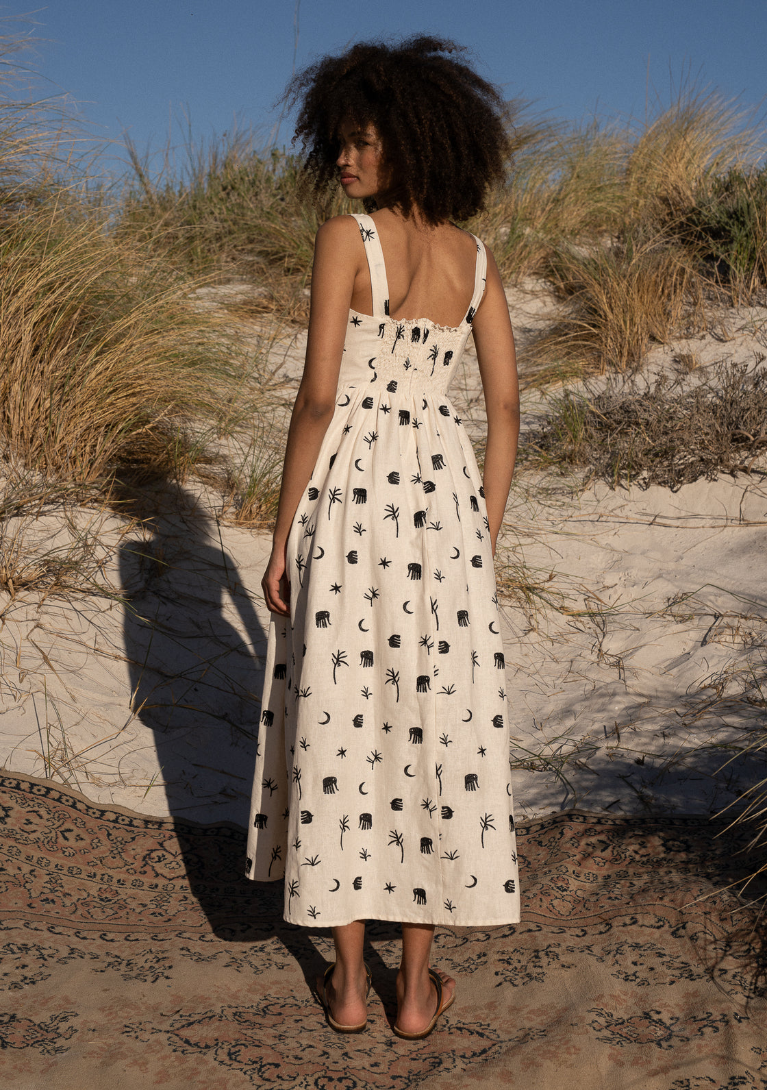 PALM DRESS - SAFARI HORIZON
