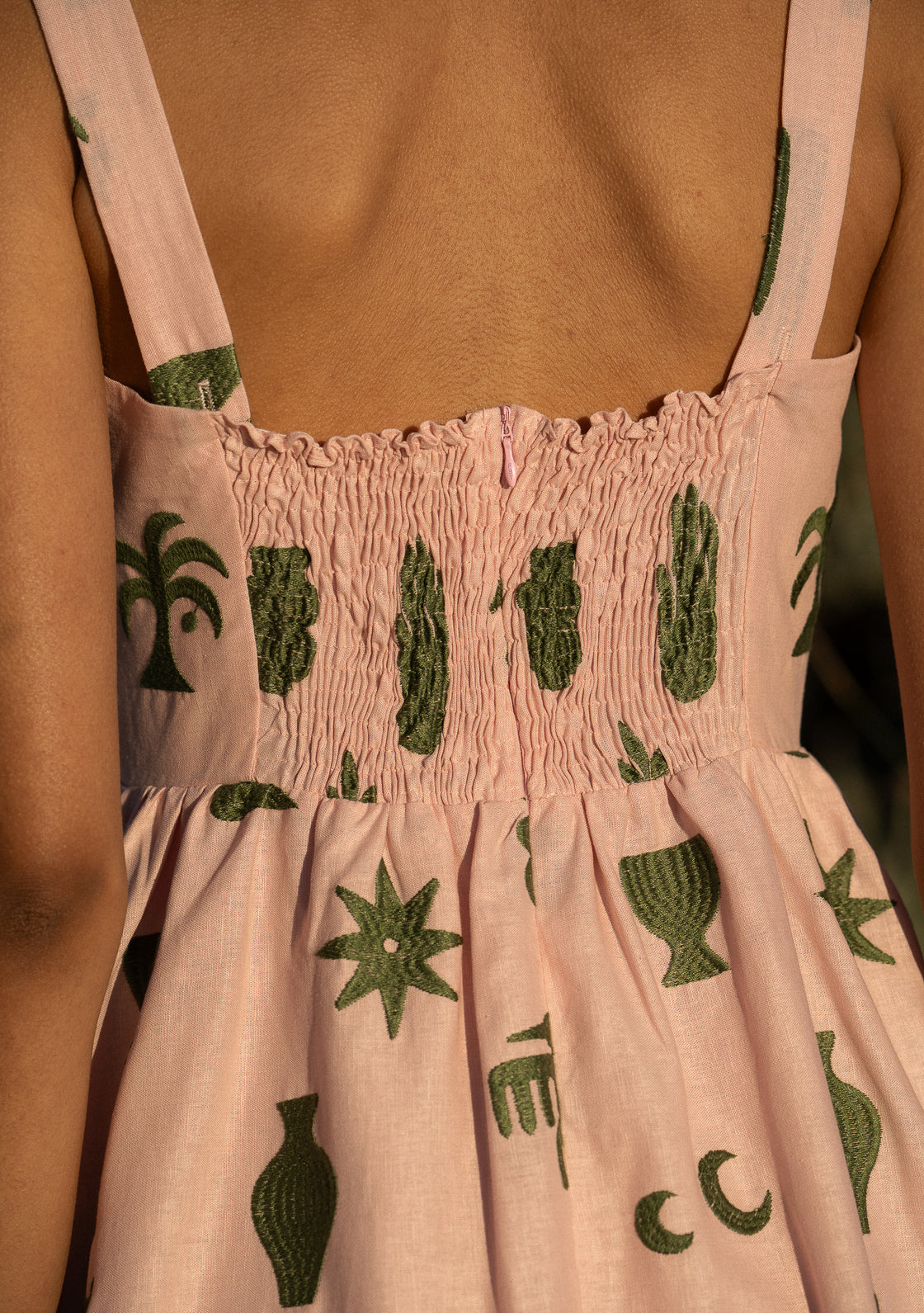 Palm Dress - Rose Dust
