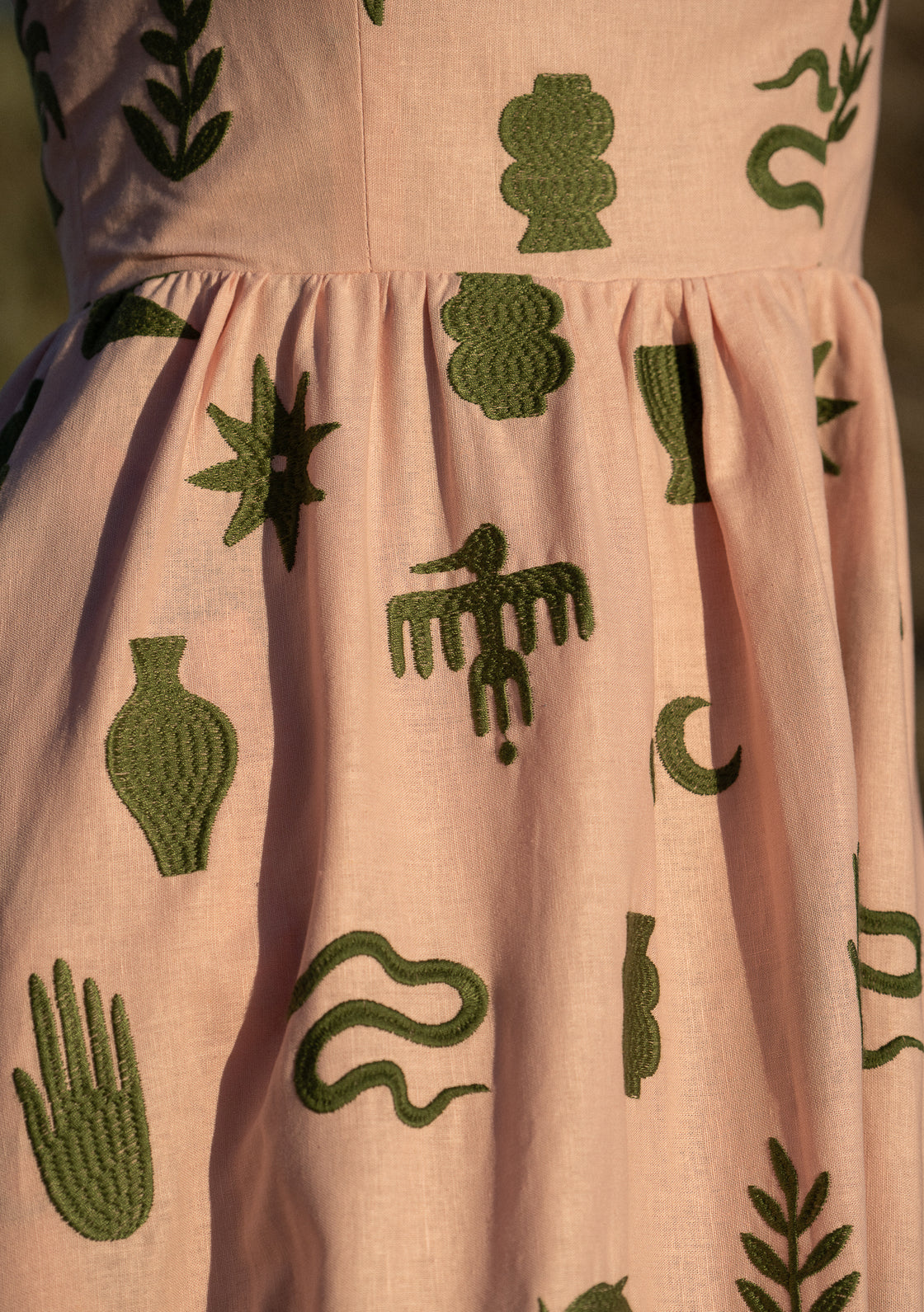 Palm Dress - Rose Dust