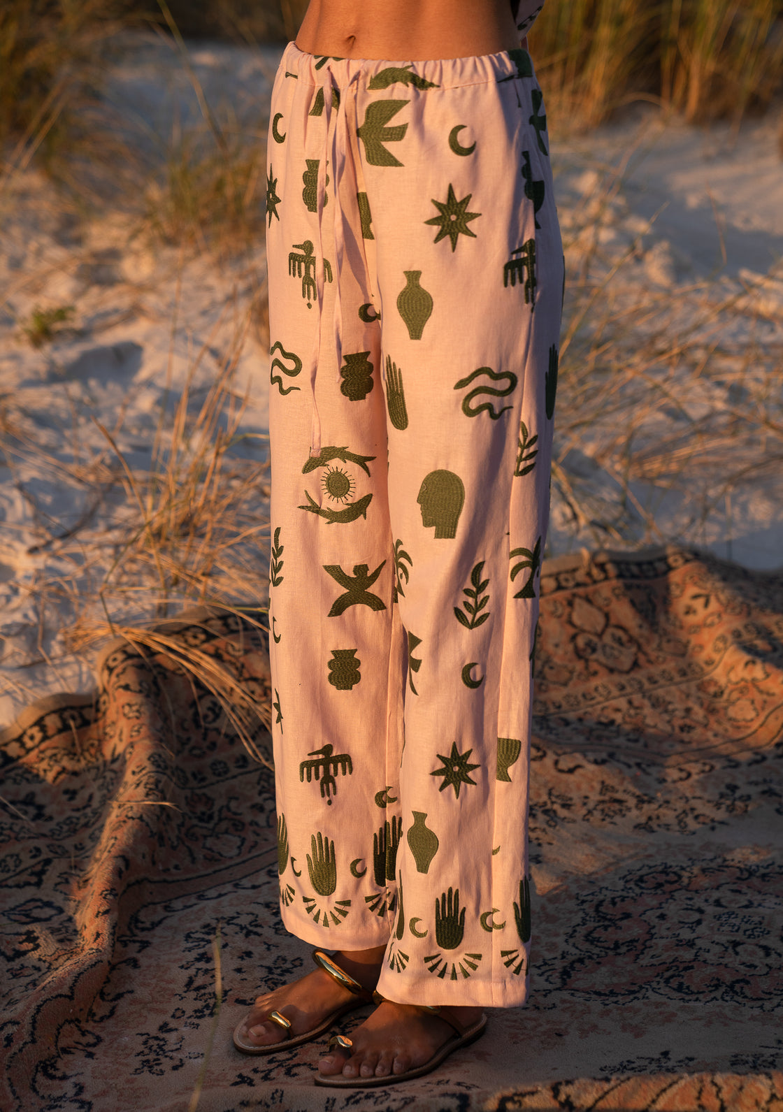REED TROUSERS - ROSE DUSK